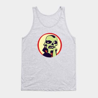 Contemplative Zombie Tank Top